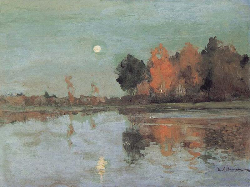 Dam ring moon, Levitan, Isaak